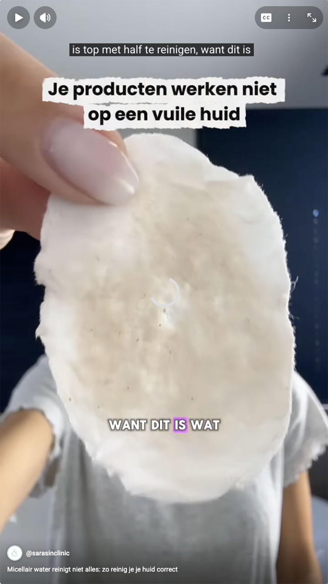 short video: Micellair water reinigt niet alles zo reinig je je huid correct