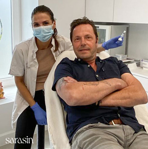 Haarfiller Peter van Laet en Karen Sarasin